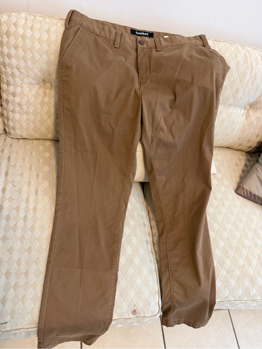 Express Men’s Brown Chino Pants